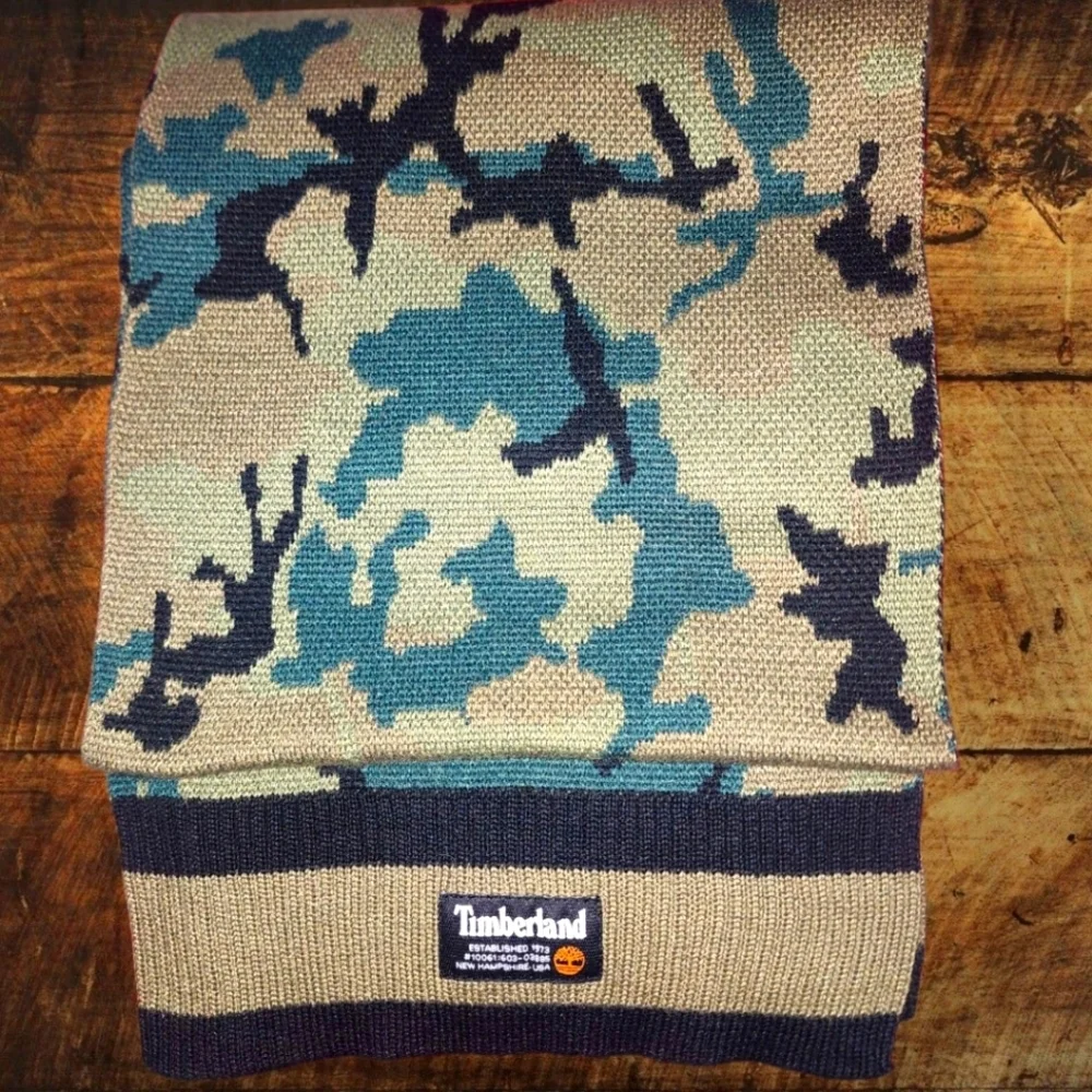 Timberland Camo Knit Scarf